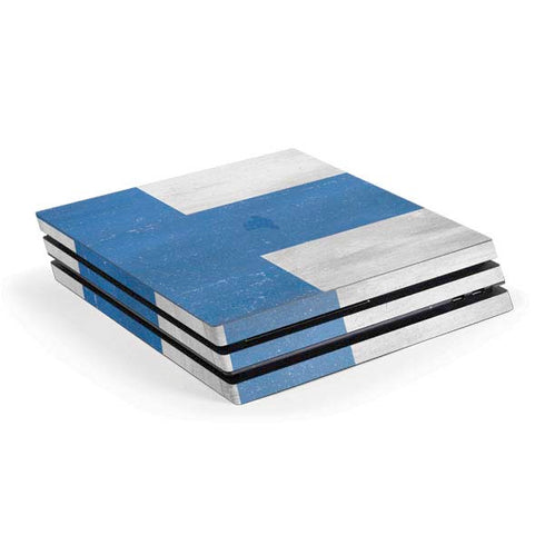 Finland Flag Distressed PlayStation PS4 Skins